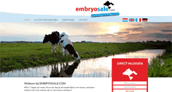 Desktop Screenshot of embryosale.com